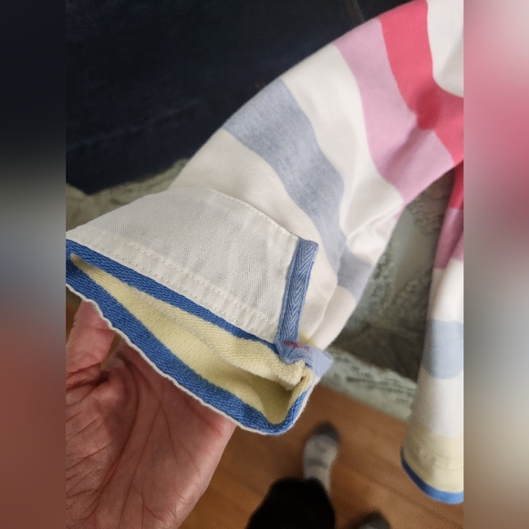 Joules Funnel Neck Heavyweight Cotton Top - Picture 4 of 5